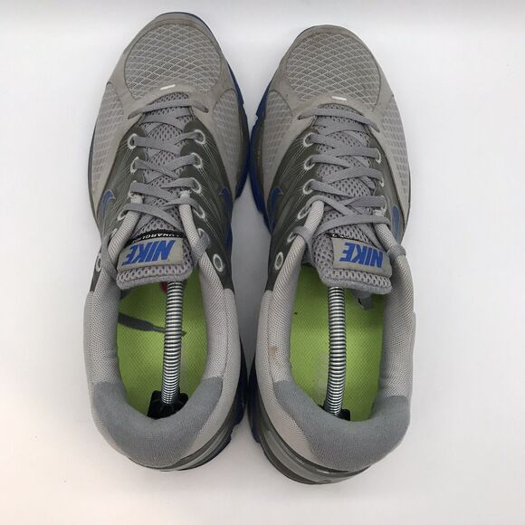 Nike Lunarglide 2+ Sneakers Men's 12 Gray & Blue 407648-099 Lace Up Running Shoe - Picture 6 of 13
